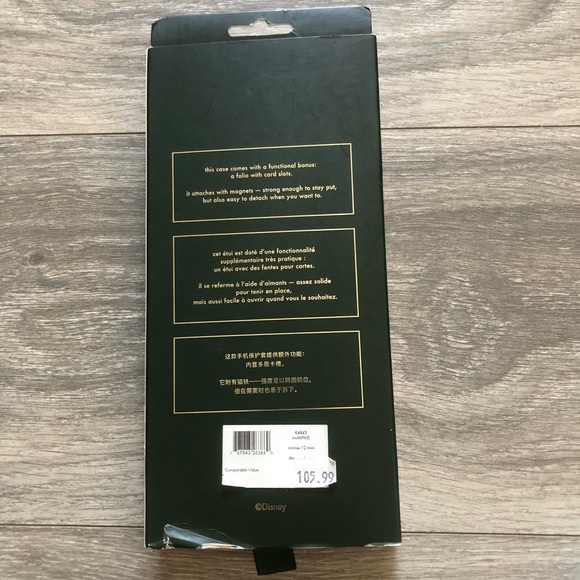 NEW Kate Spade New York Disney Minnie Mouse Magnetic Folio Iphone 12 Mini Case - Picture 6 of 7